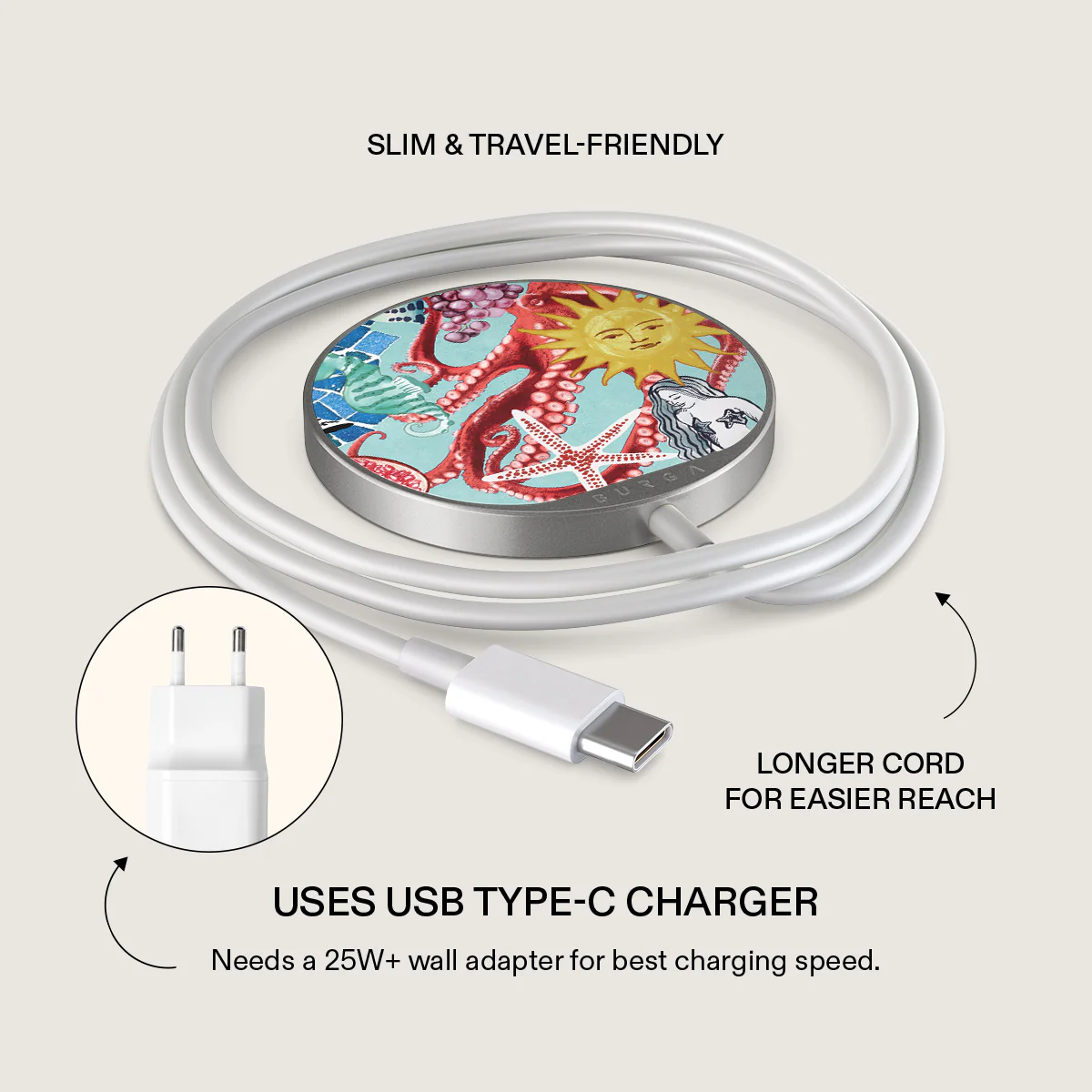 Aegean Affair - Magnetic Wireless Charger - Image 9