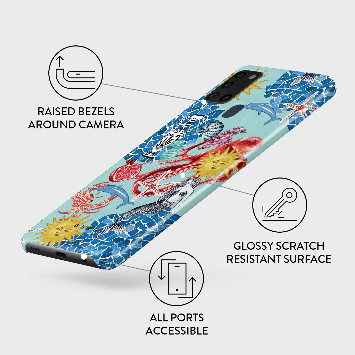 Aegean Affair - Samsung Galaxy A21s 4G Case - Image 3