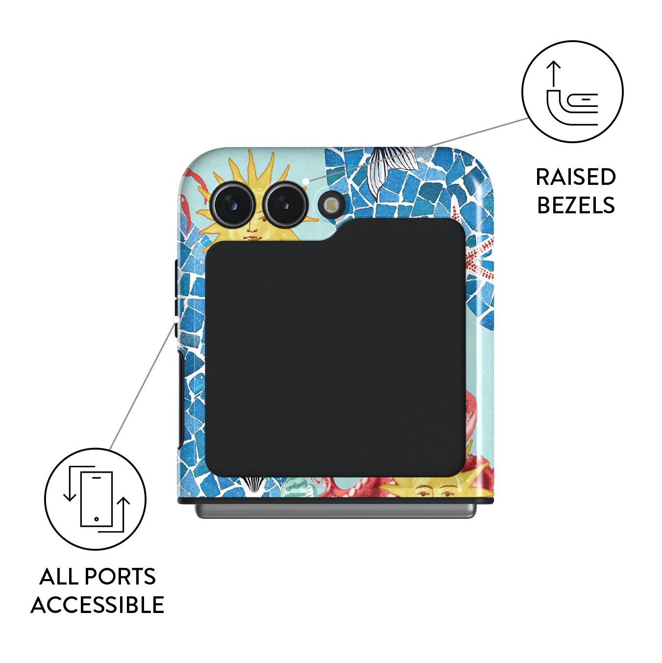 Aegean Affair - Samsung Galaxy Z Flip 5 Case - Image 3