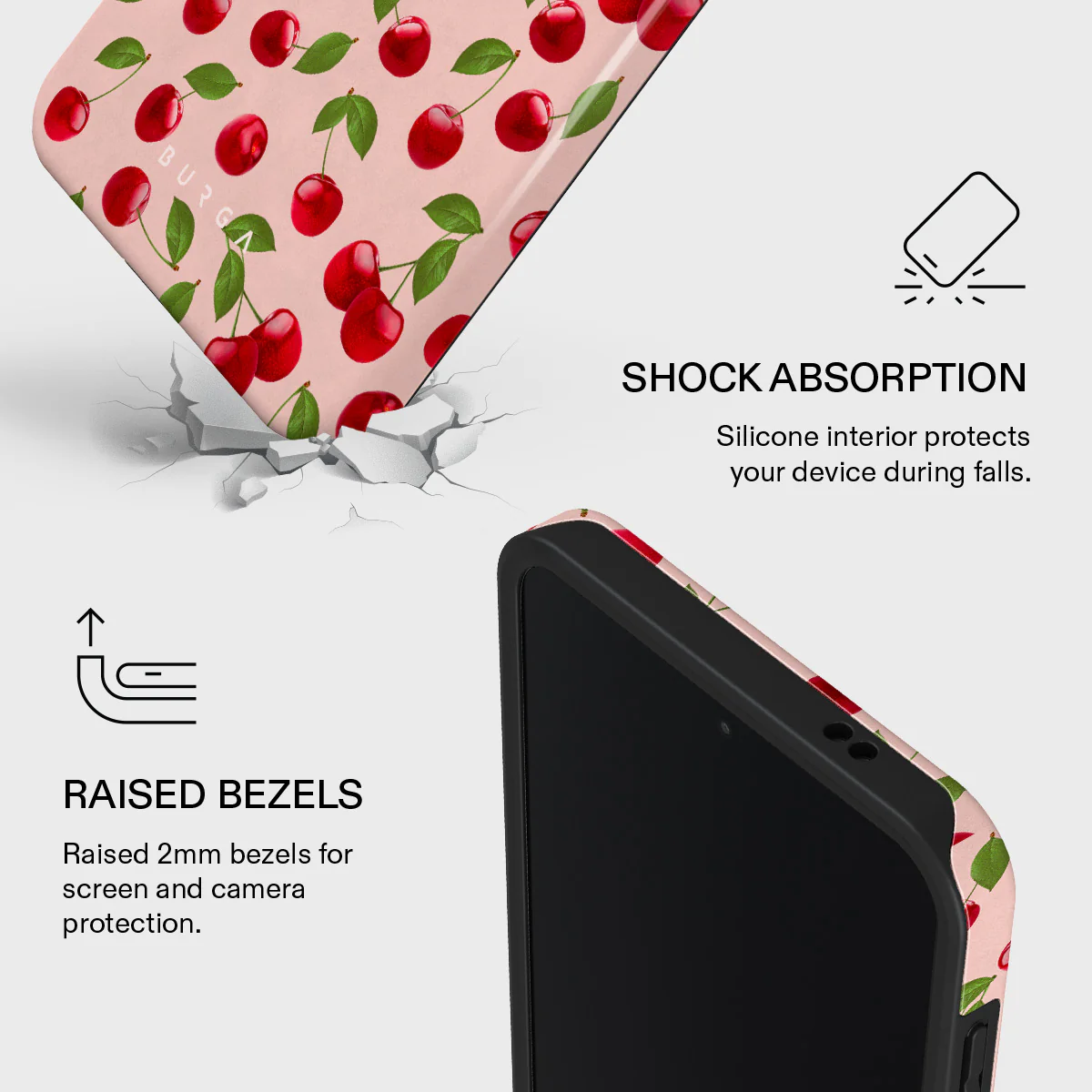 Afternoon Treat - Cherry Samsung Galaxy A57 5G Case - Image 4