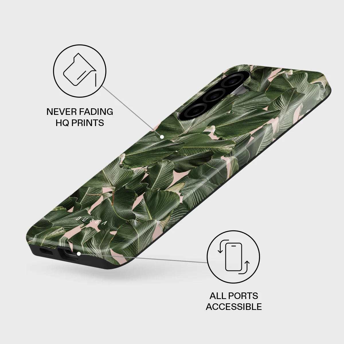 So Lush - Bannana Leaves Samsung Galaxy A57 5G Case - Image 3
