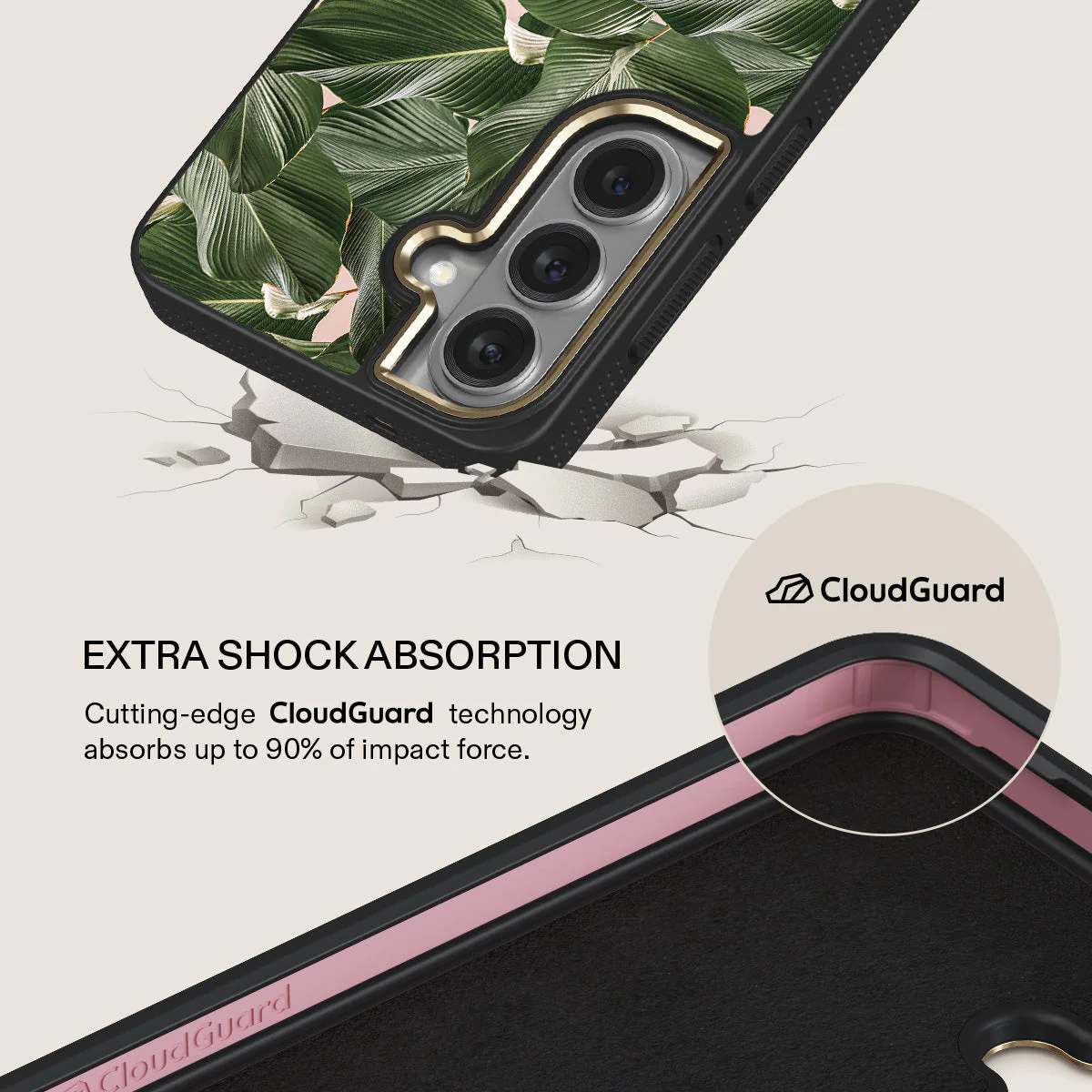 So Lush - Bannana Leaves Samsung Galaxy S26 Case - Image 7