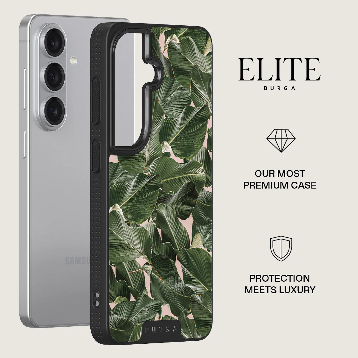 So Lush - Bannana Leaves Samsung Galaxy S26 Plus Case - Image 13