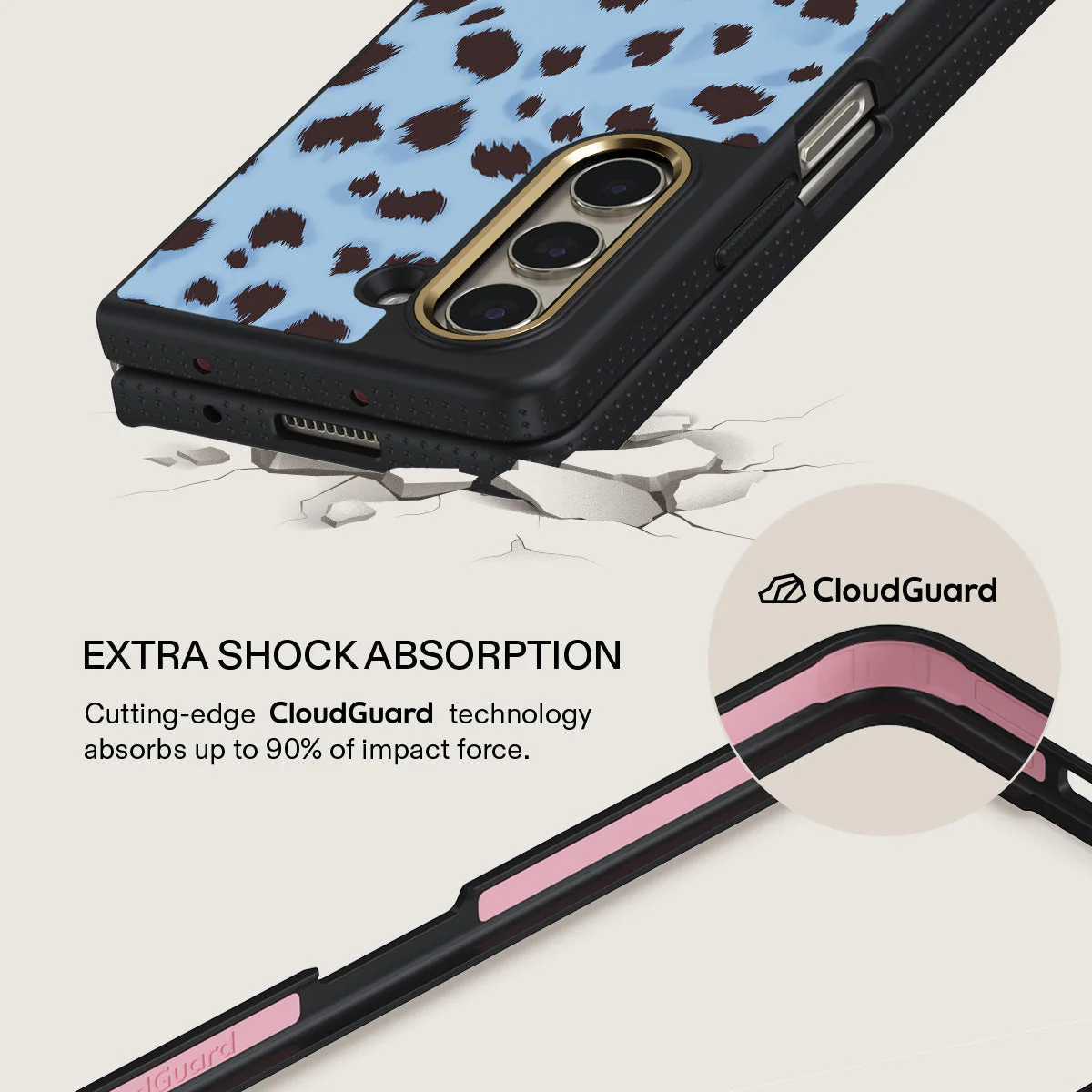 Barely Awake - Samsung Galaxy Z Fold 5 Case - Image 3