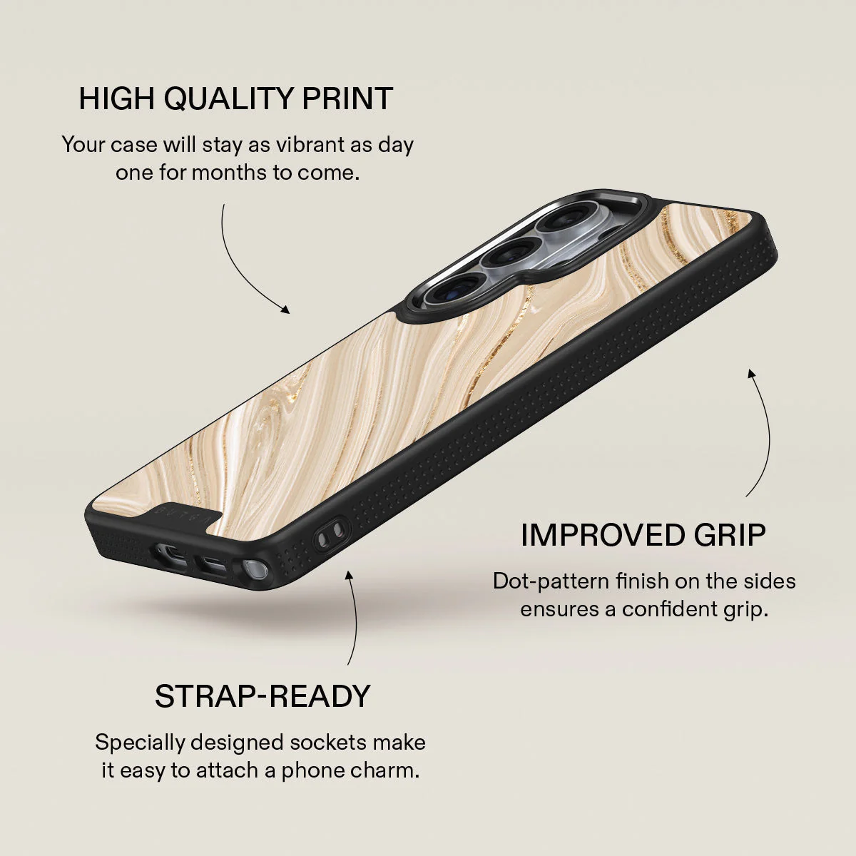 Full Glam - Beige Samsung Galaxy S26 Ultra Case - Image 16