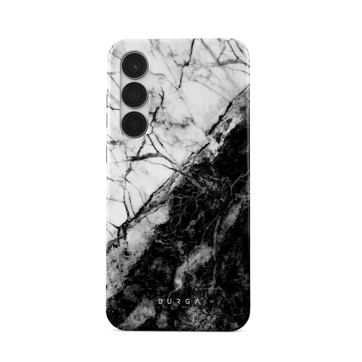 Fatal Contradiction - Black & White Marble Samsung Galaxy S25 FE Case