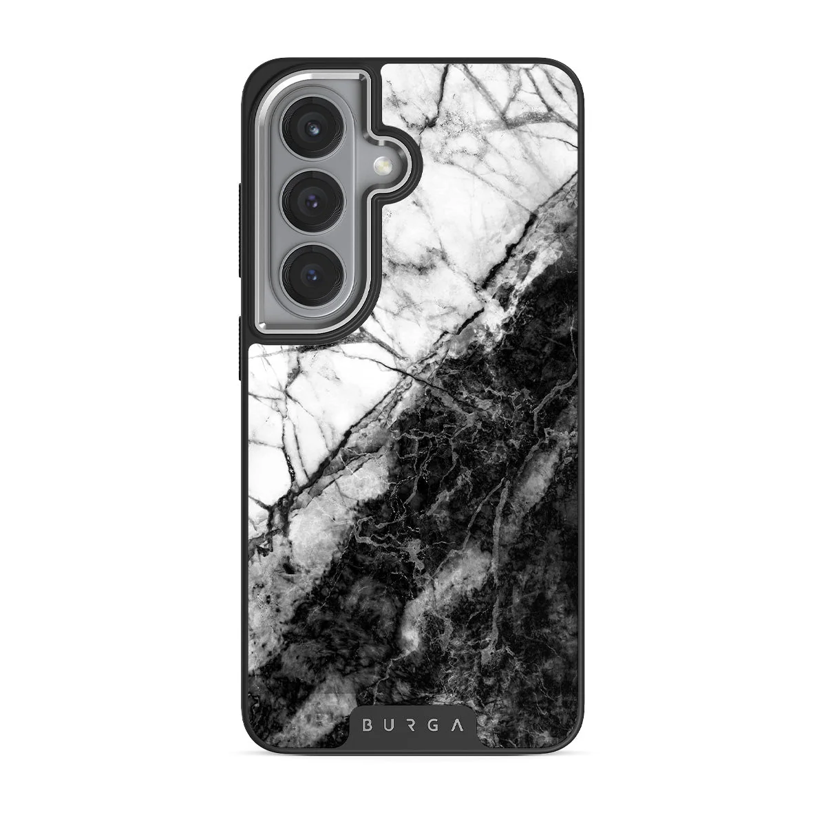 Fatal Contradiction - Black & White Marble Samsung Galaxy S26 Case - Image 19