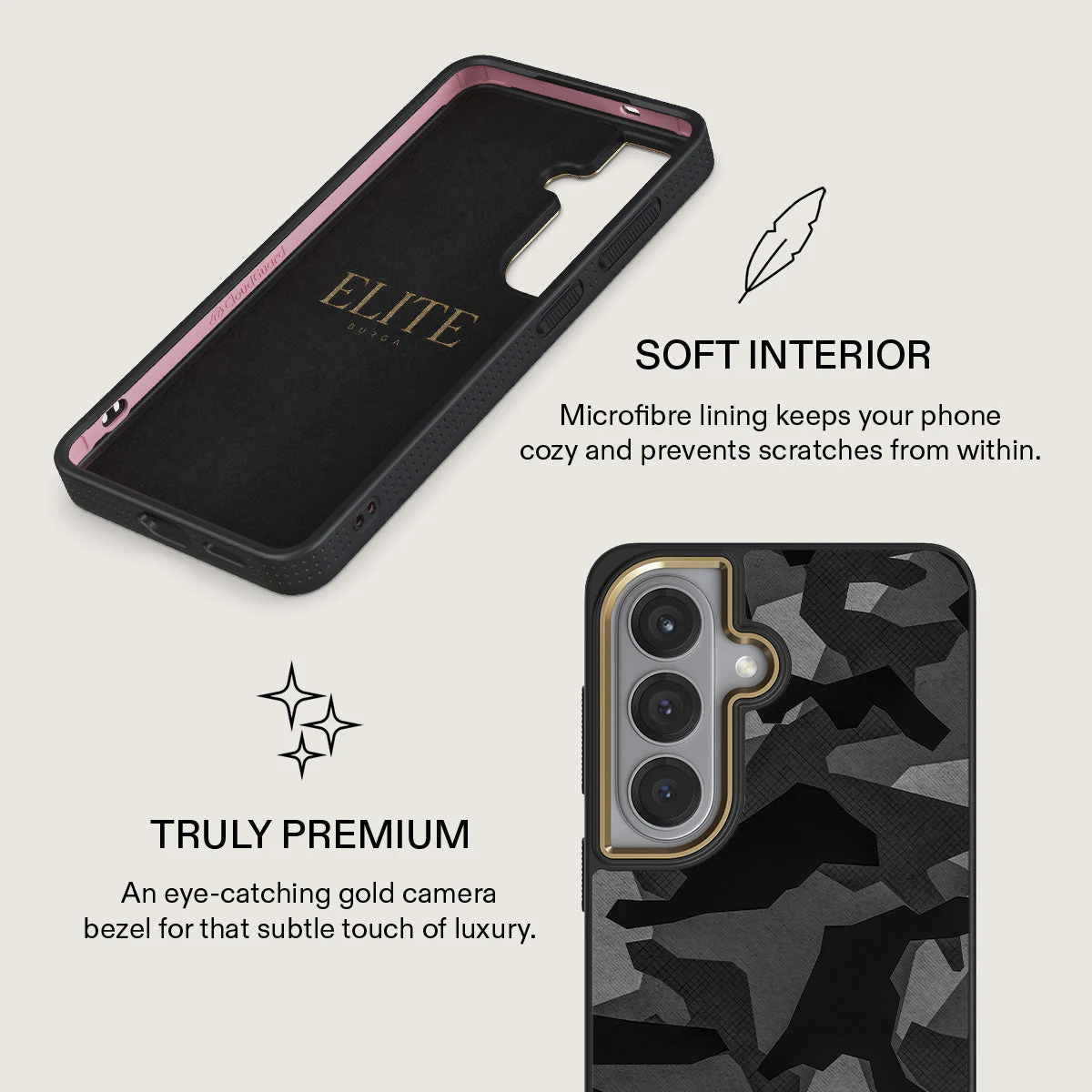 Night Black Camouflage - Samsung Galaxy S26 Case - Image 10