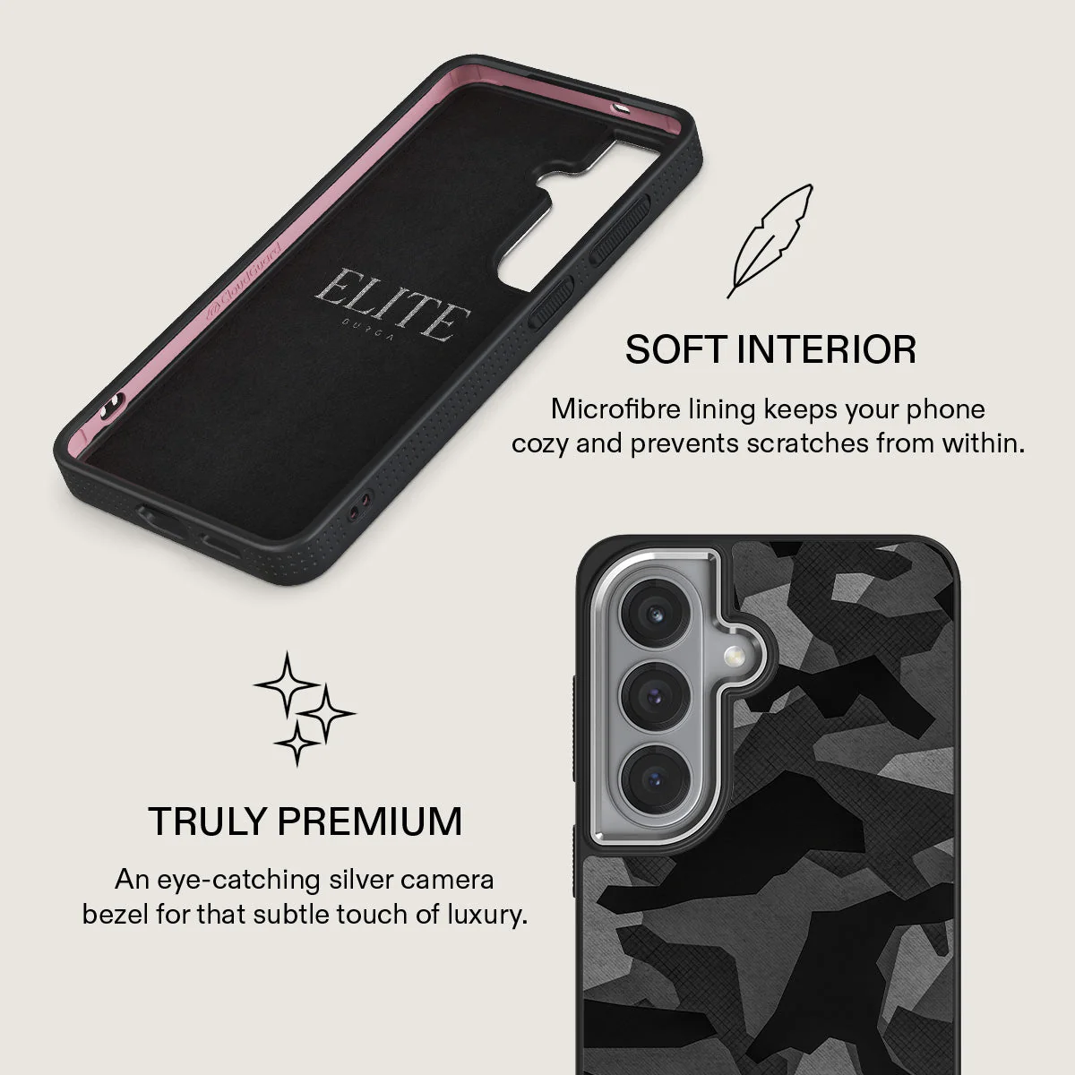 Night Black Camouflage - Samsung Galaxy S26 Case - Image 24