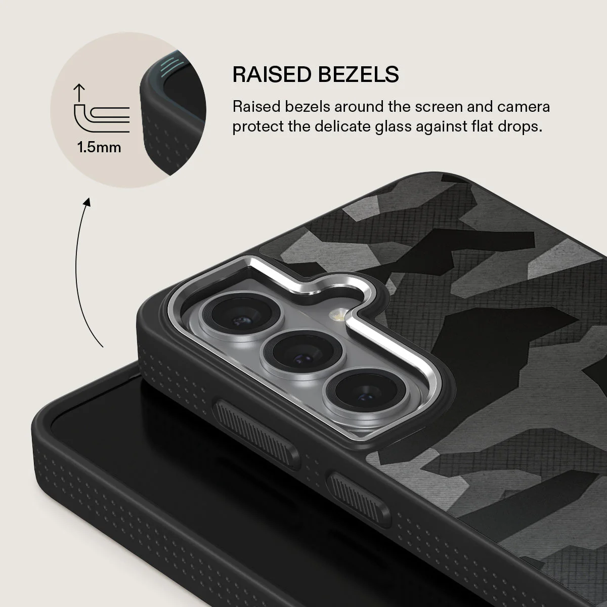 Night Black Camouflage - Samsung Galaxy S26 Plus Case - Image 22
