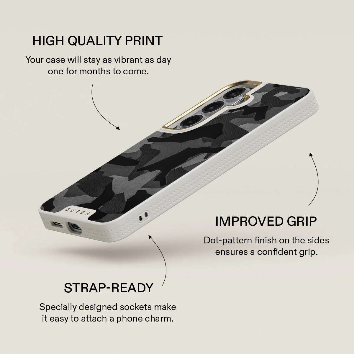 Night Black Camouflage - Samsung Galaxy S26 Plus Case - Image 30