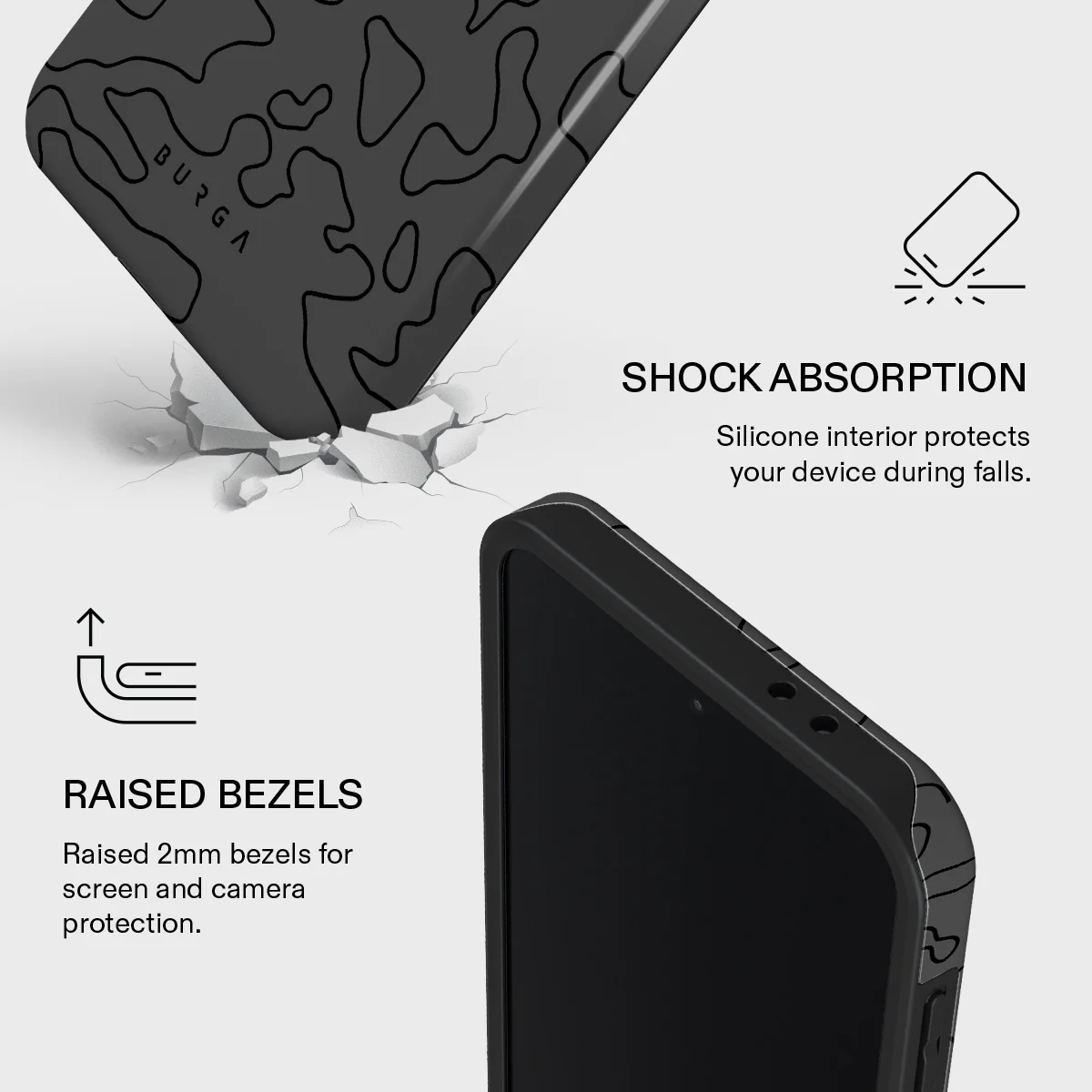 Black Rock - Samsung Galaxy A37 5G Case - Image 4