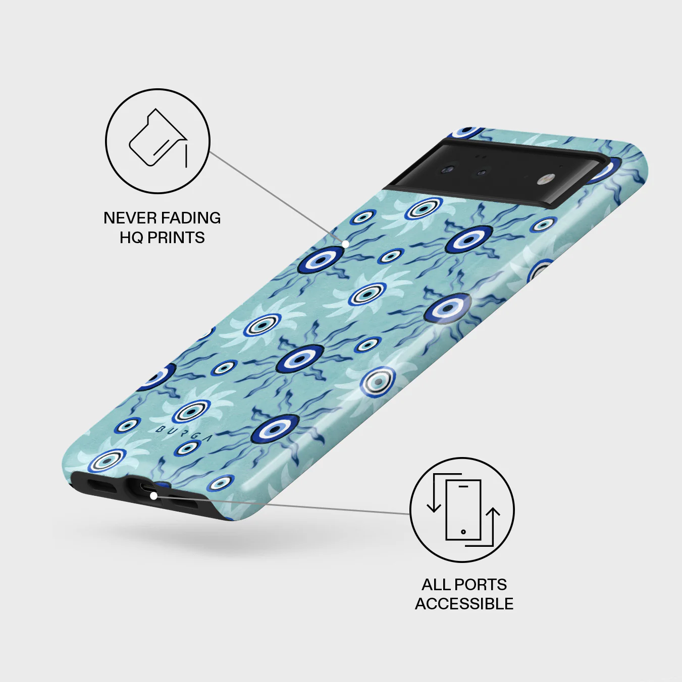 Blue Gaze - Google Pixel 6 Case - Image 3