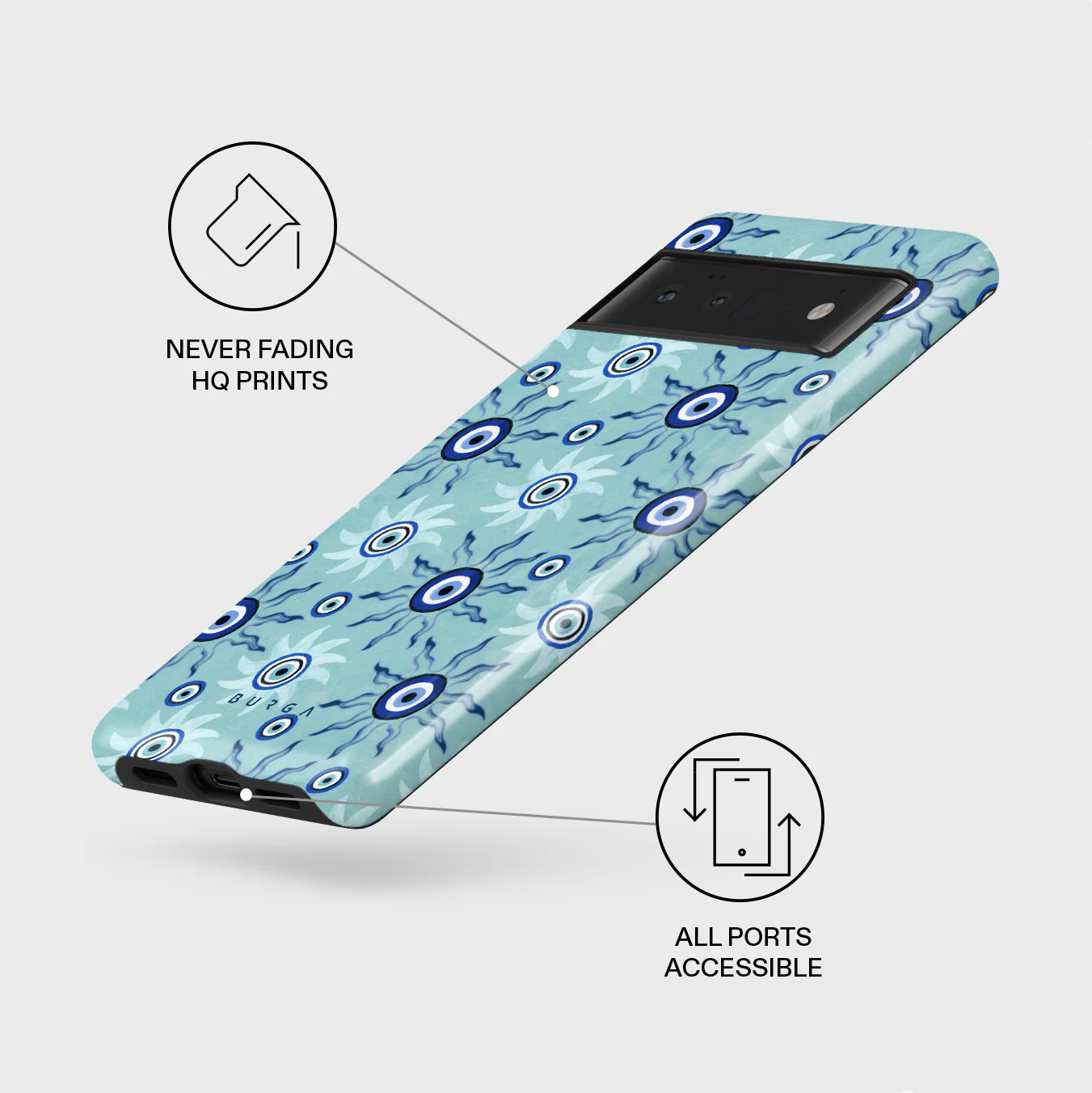 Blue Gaze - Google Pixel 6 Pro Case - Image 3