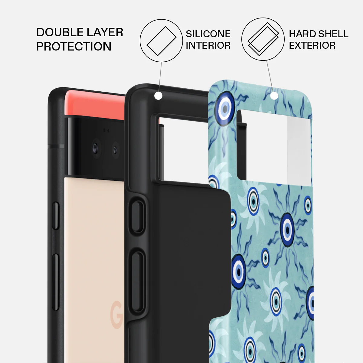 Blue Gaze - Google Pixel 6a Case - Image 2