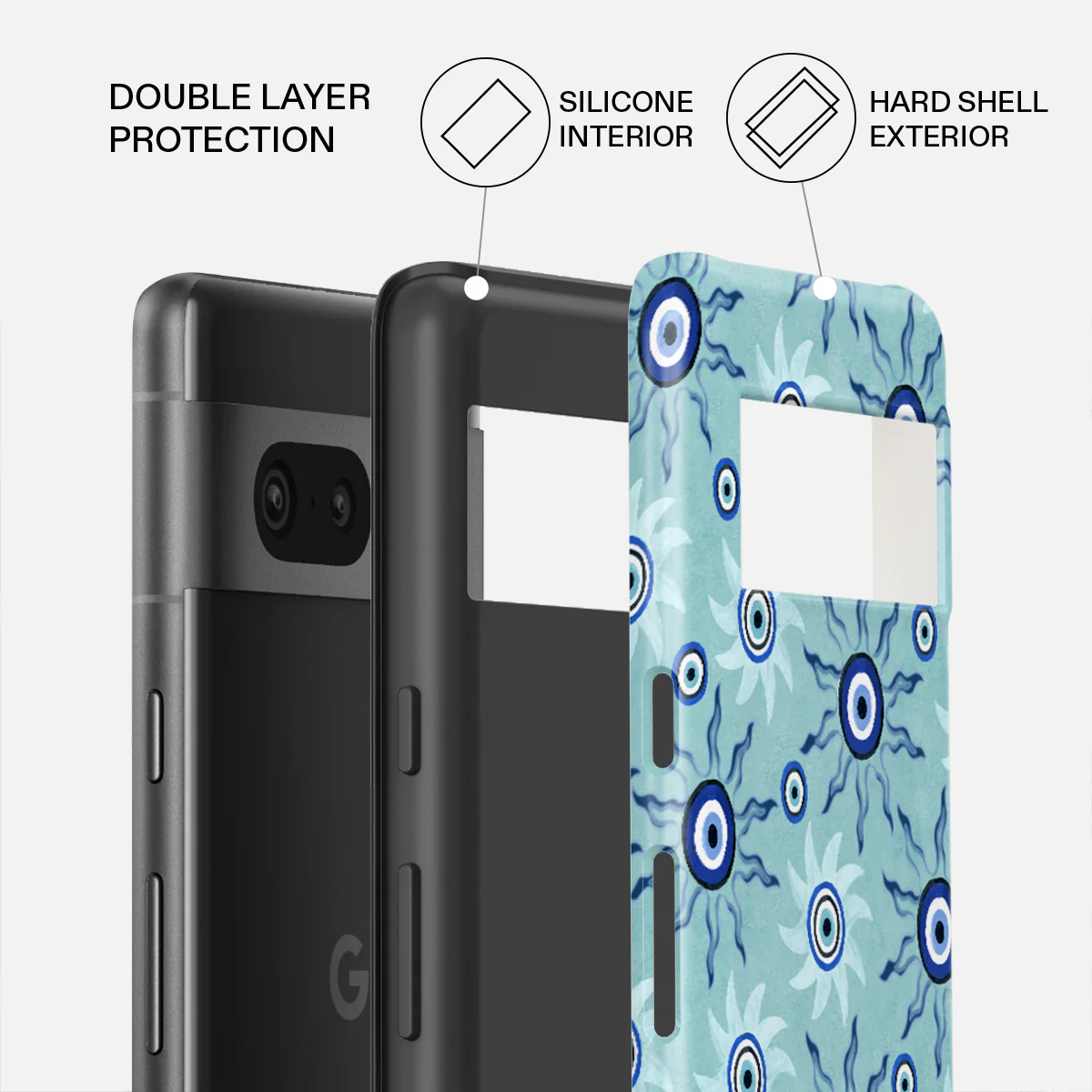 Blue Gaze - Google Pixel 7 Case - Image 2