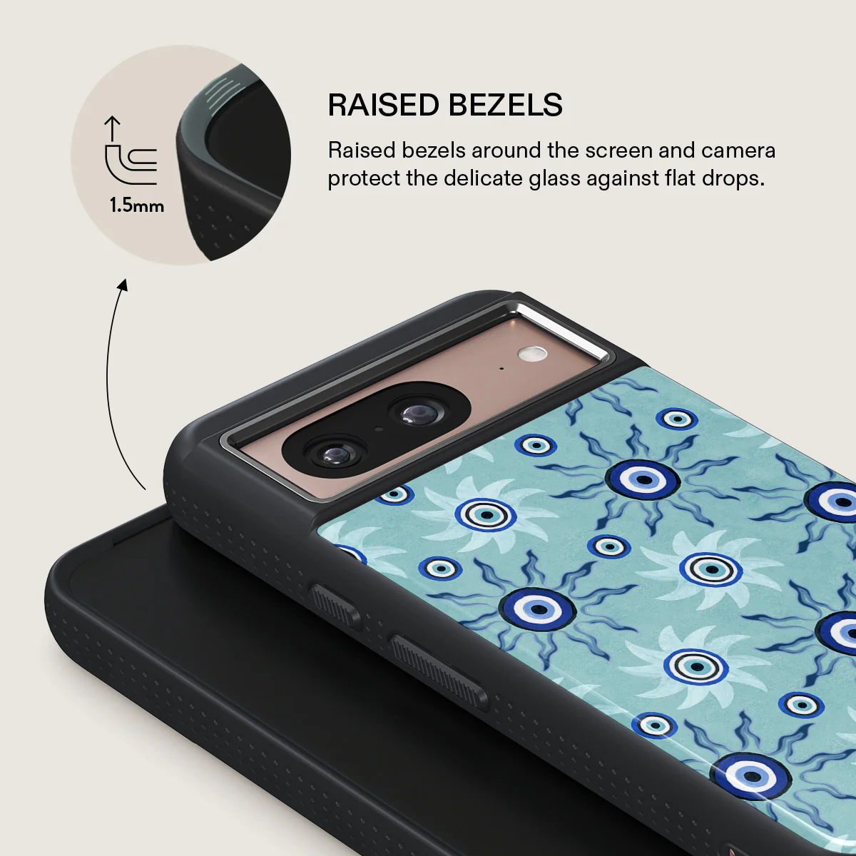 Blue Gaze - Google Pixel 8 Case - Image 15