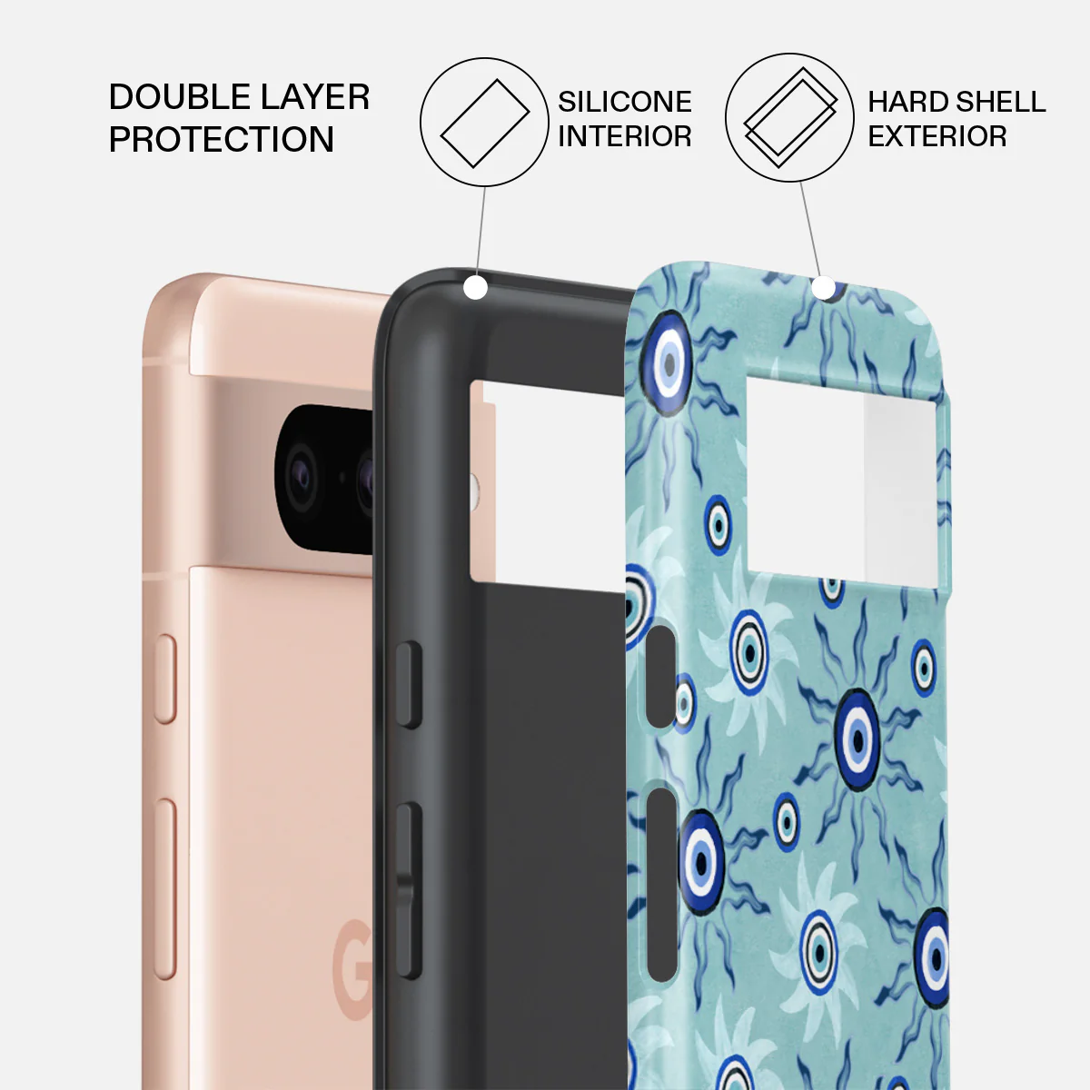 Blue Gaze - Google Pixel 8 Case - Image 2