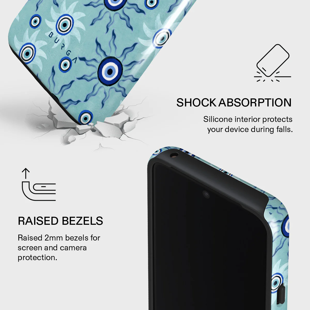 Blue Gaze - Google Pixel 8 Case - Image 4