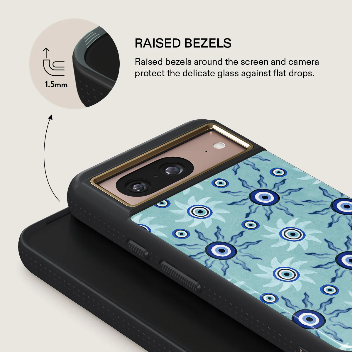Blue Gaze - Google Pixel 8 Case - Image 8