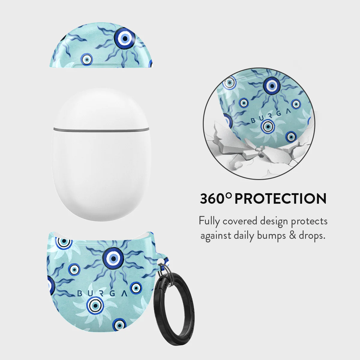 Blue Gaze - Google Pixel Buds A Case - Image 2