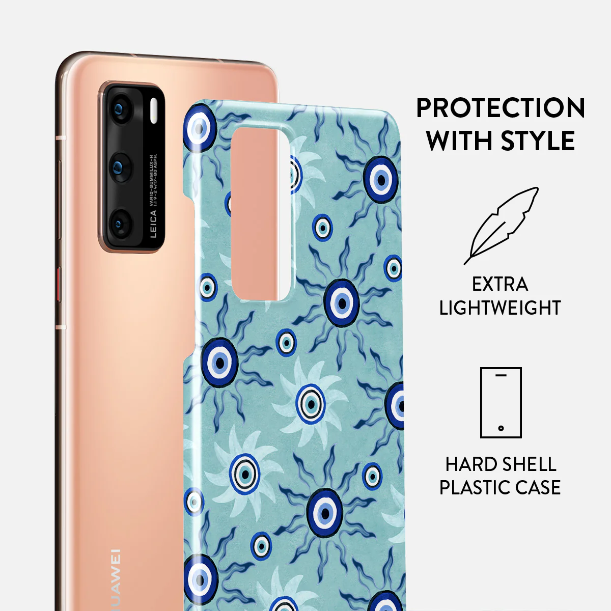Blue Gaze - Huawei P40 Case - Image 2