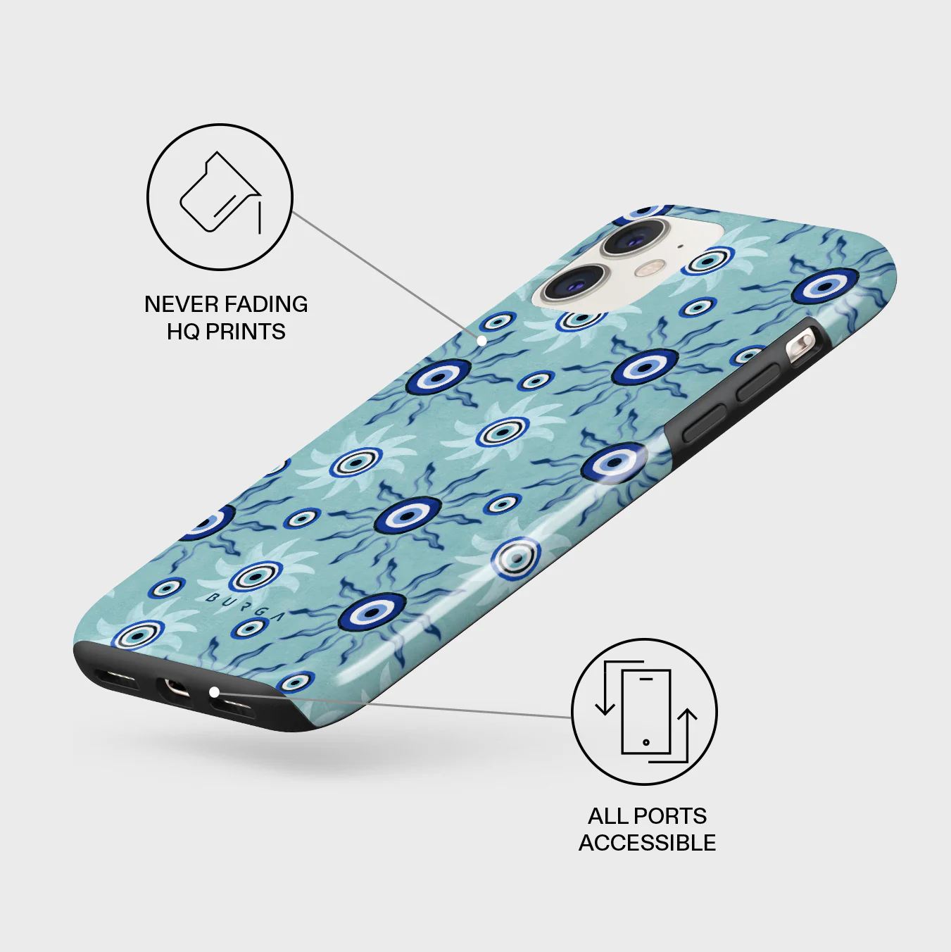 Blue Gaze - iPhone 11 Case - Image 3