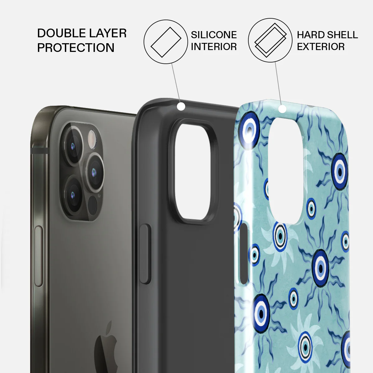 Blue Gaze - iPhone 12 Pro Case - Image 2