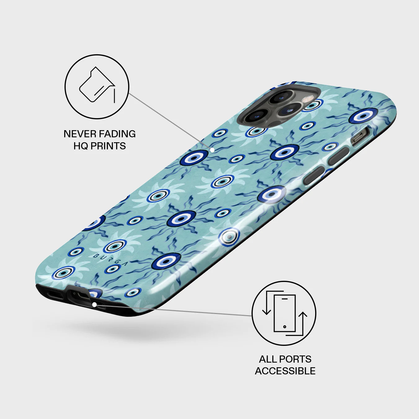 Blue Gaze - iPhone 12 Pro Max Case - Image 3