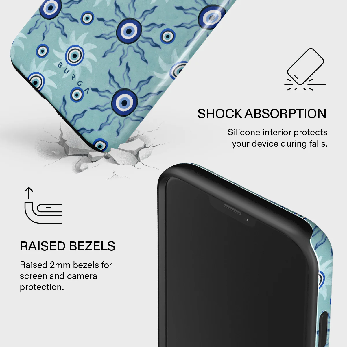 Blue Gaze - iPhone 12 Pro Max Case - Image 4