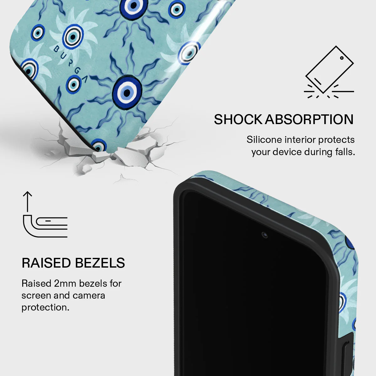 Blue Gaze - iPhone 13 Pro Max Case - Image 4
