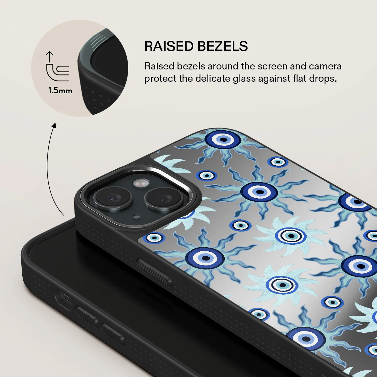 Blue Gaze - iPhone 15 Case - Image 38