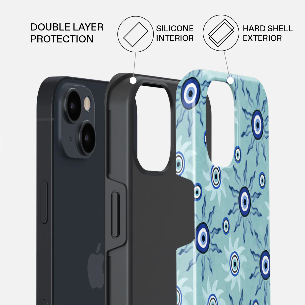 Blue Gaze - iPhone 15 Plus Case - Image 2