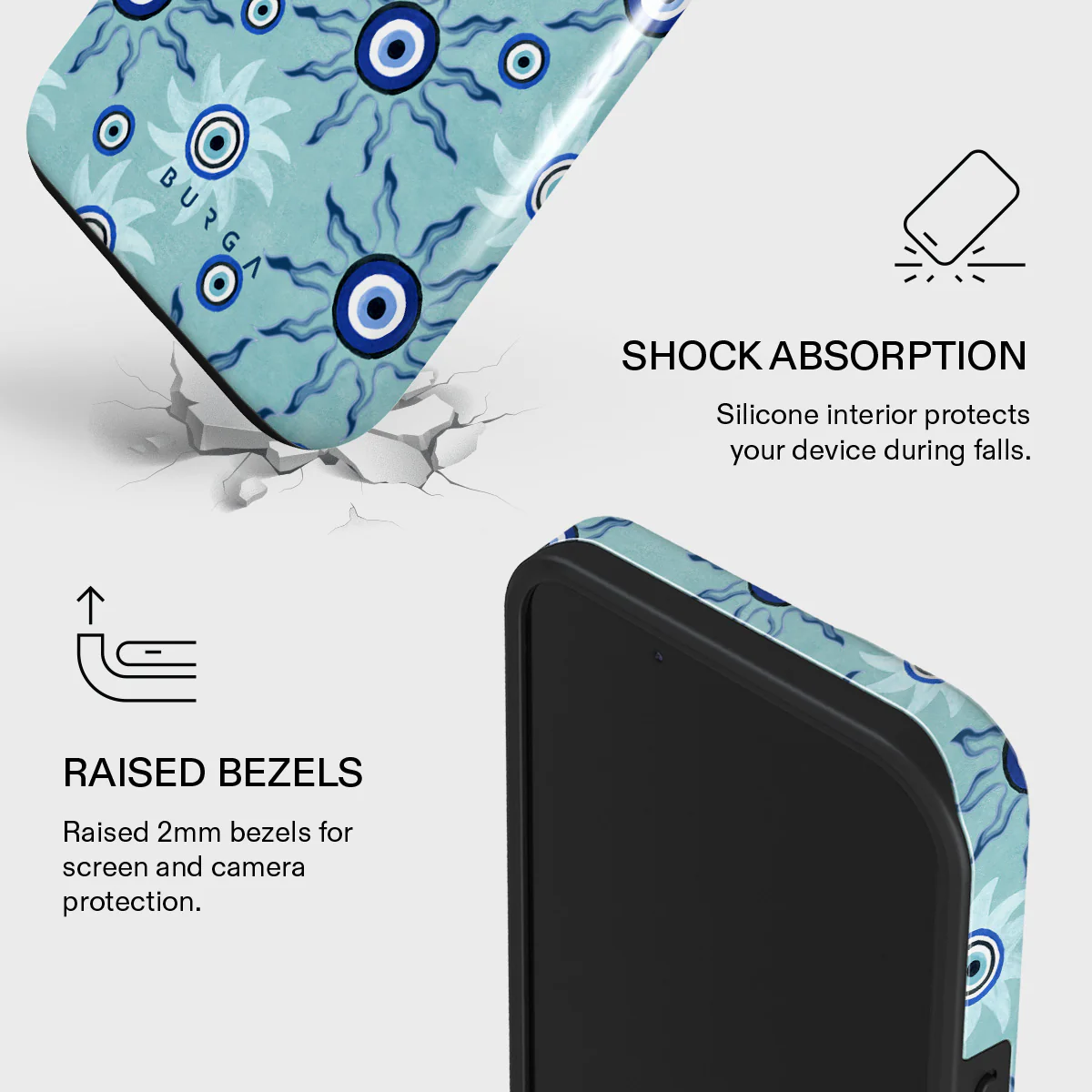 Blue Gaze - iPhone 15 Plus Case - Image 4
