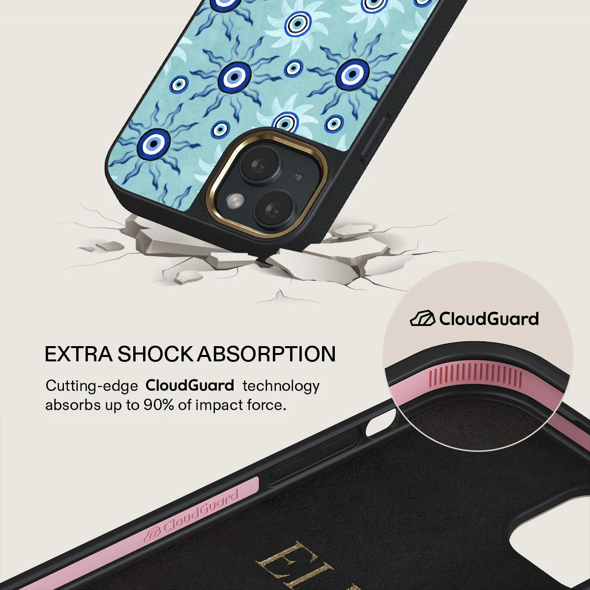 Blue Gaze - iPhone 15 Plus Case - Image 7