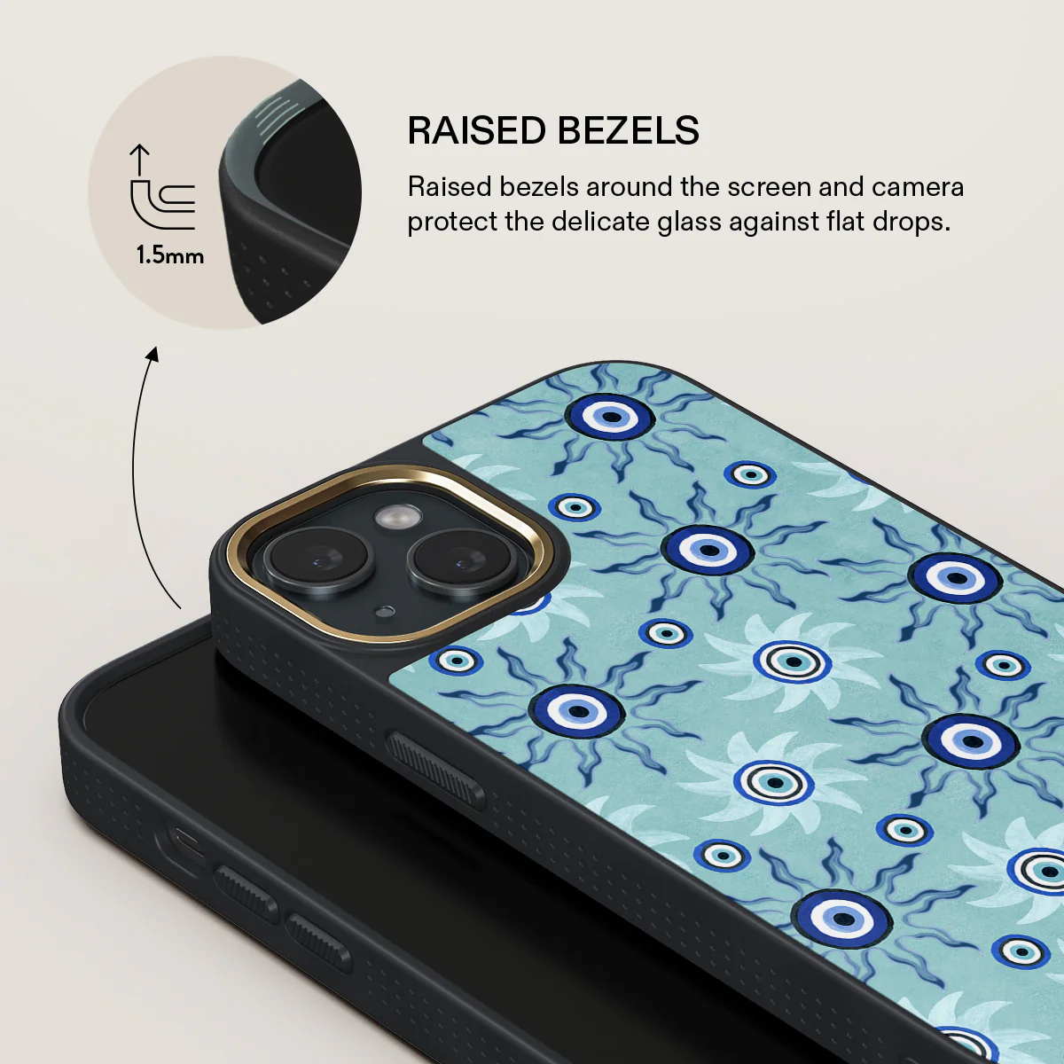 Blue Gaze - iPhone 15 Plus Case - Image 8