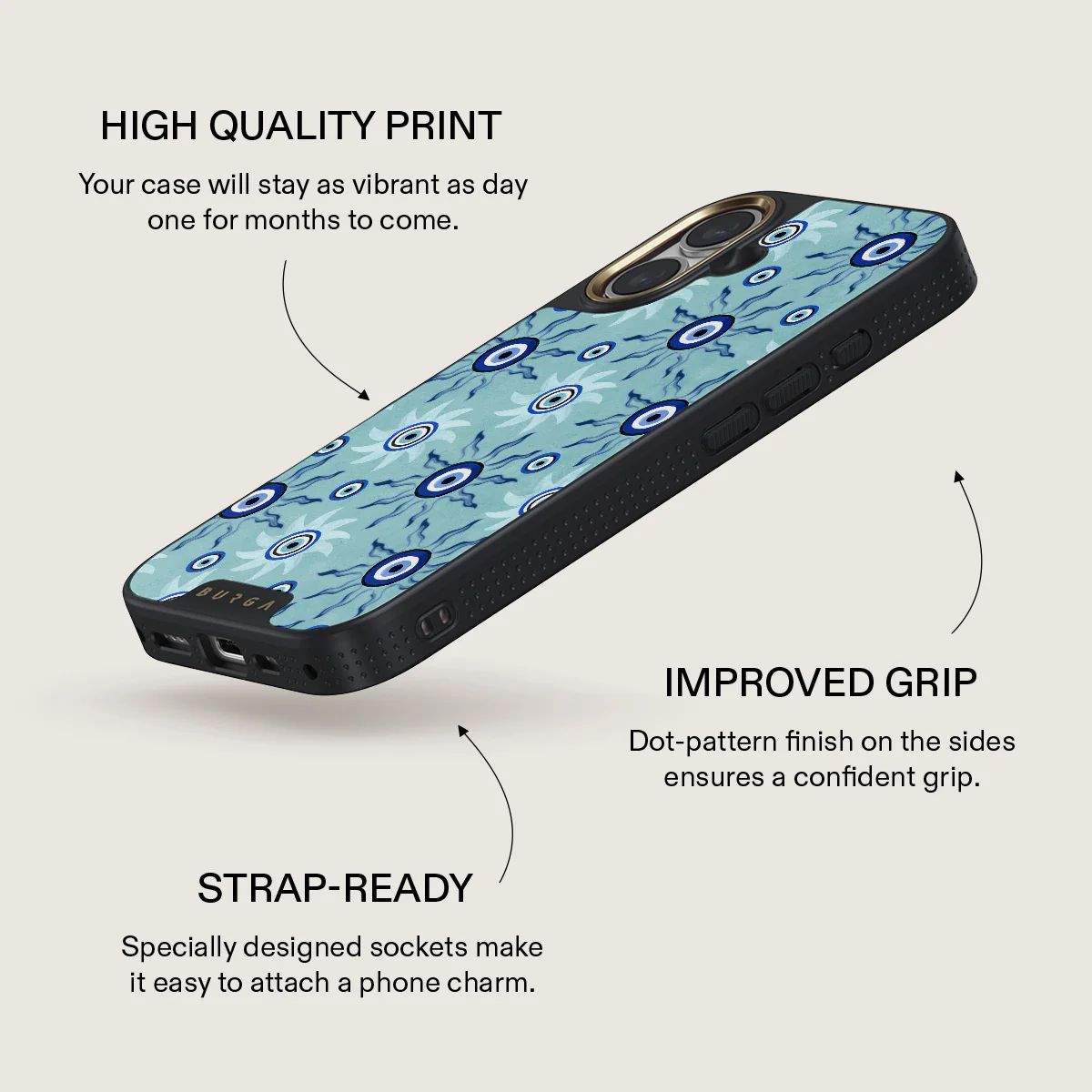 Blue Gaze - iPhone 16 Case - Image 10