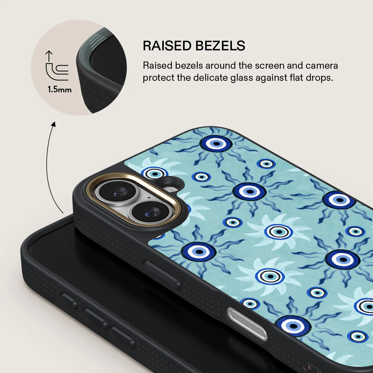 Blue Gaze - iPhone 16 Case - Image 9