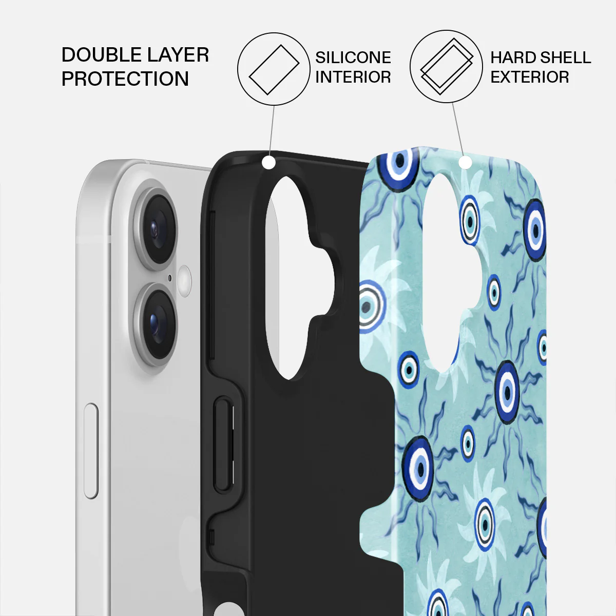 Blue Gaze - iPhone 16 Plus Case - Image 2