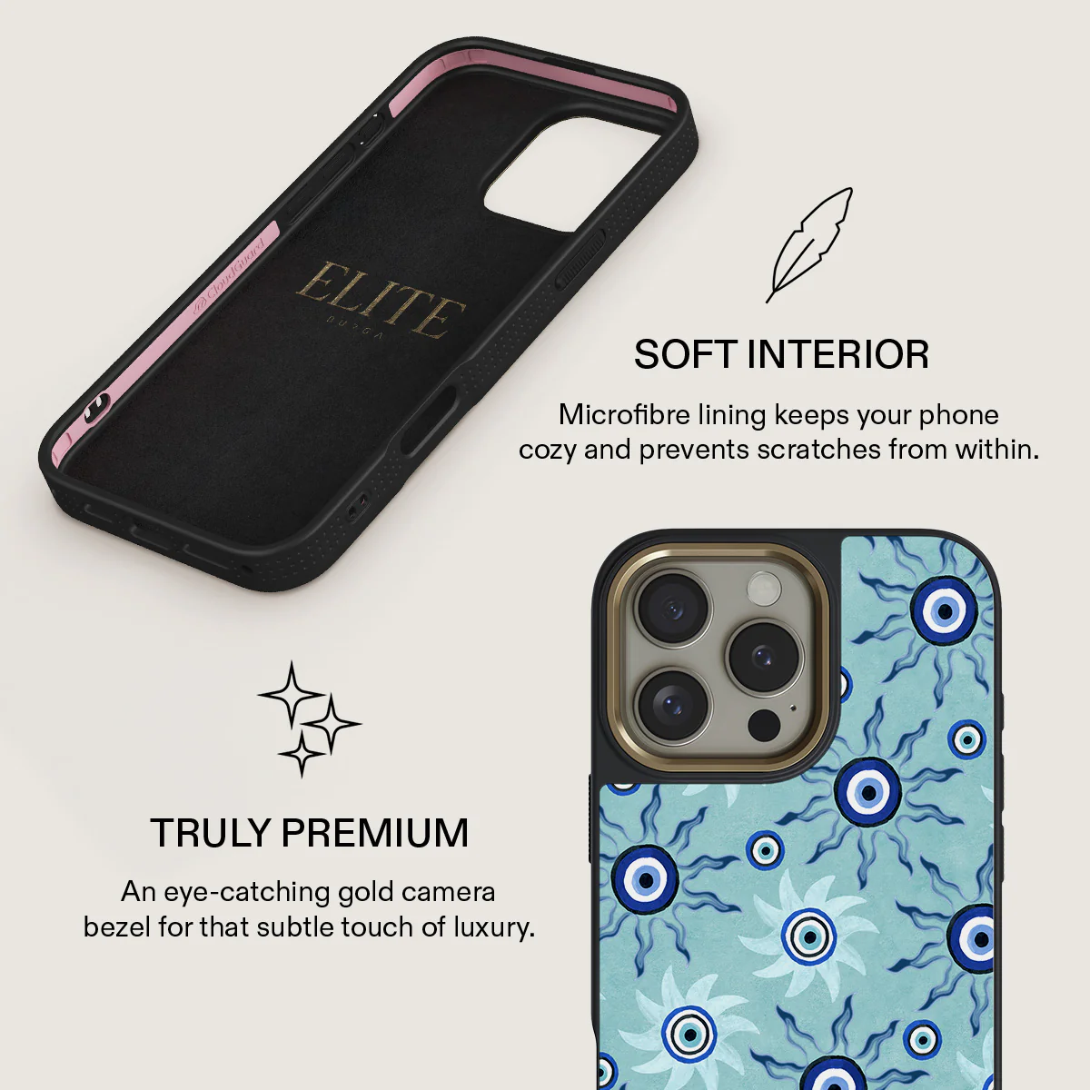 Blue Gaze - iPhone 16 Pro Case - Image 11