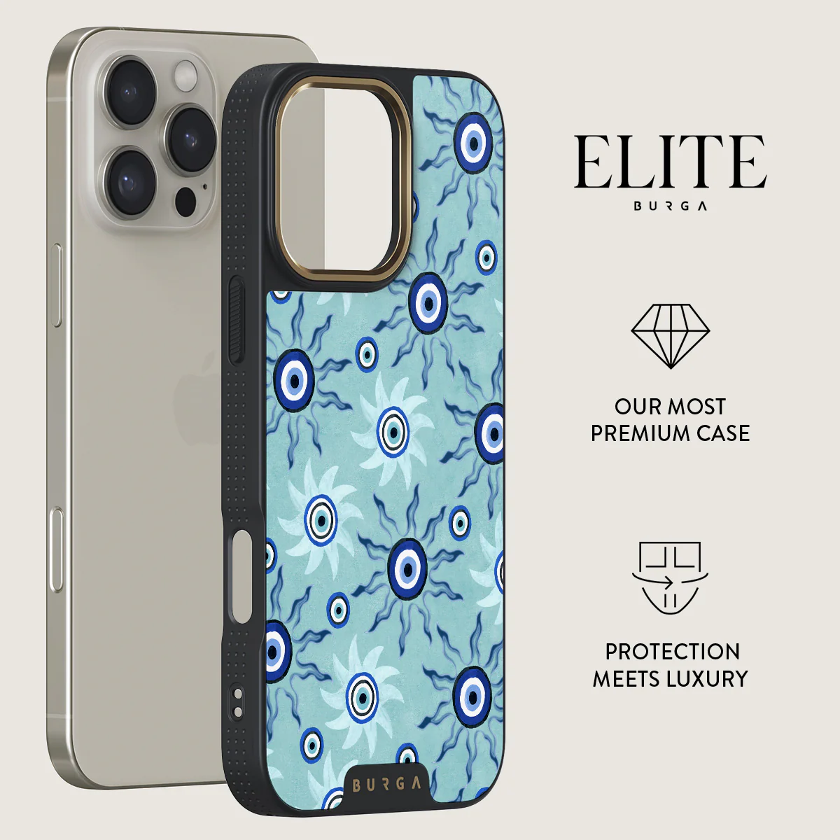 Blue Gaze - iPhone 16 Pro Case - Image 7