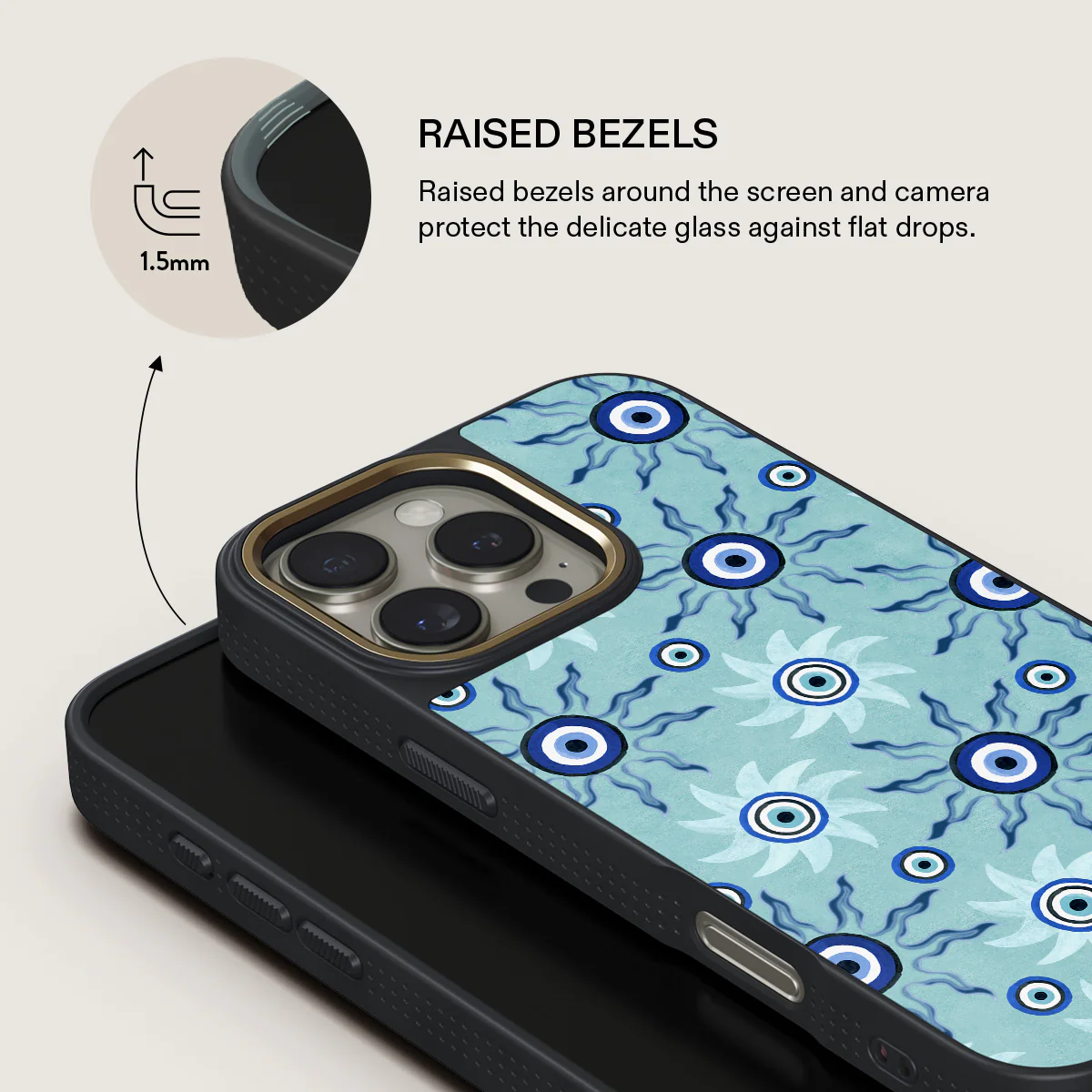 Blue Gaze - iPhone 16 Pro Case - Image 9