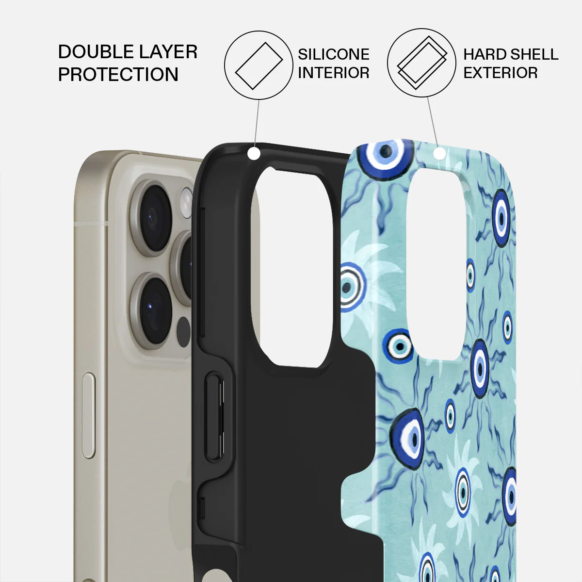 Blue Gaze - iPhone 16 Pro Max Case - Image 2