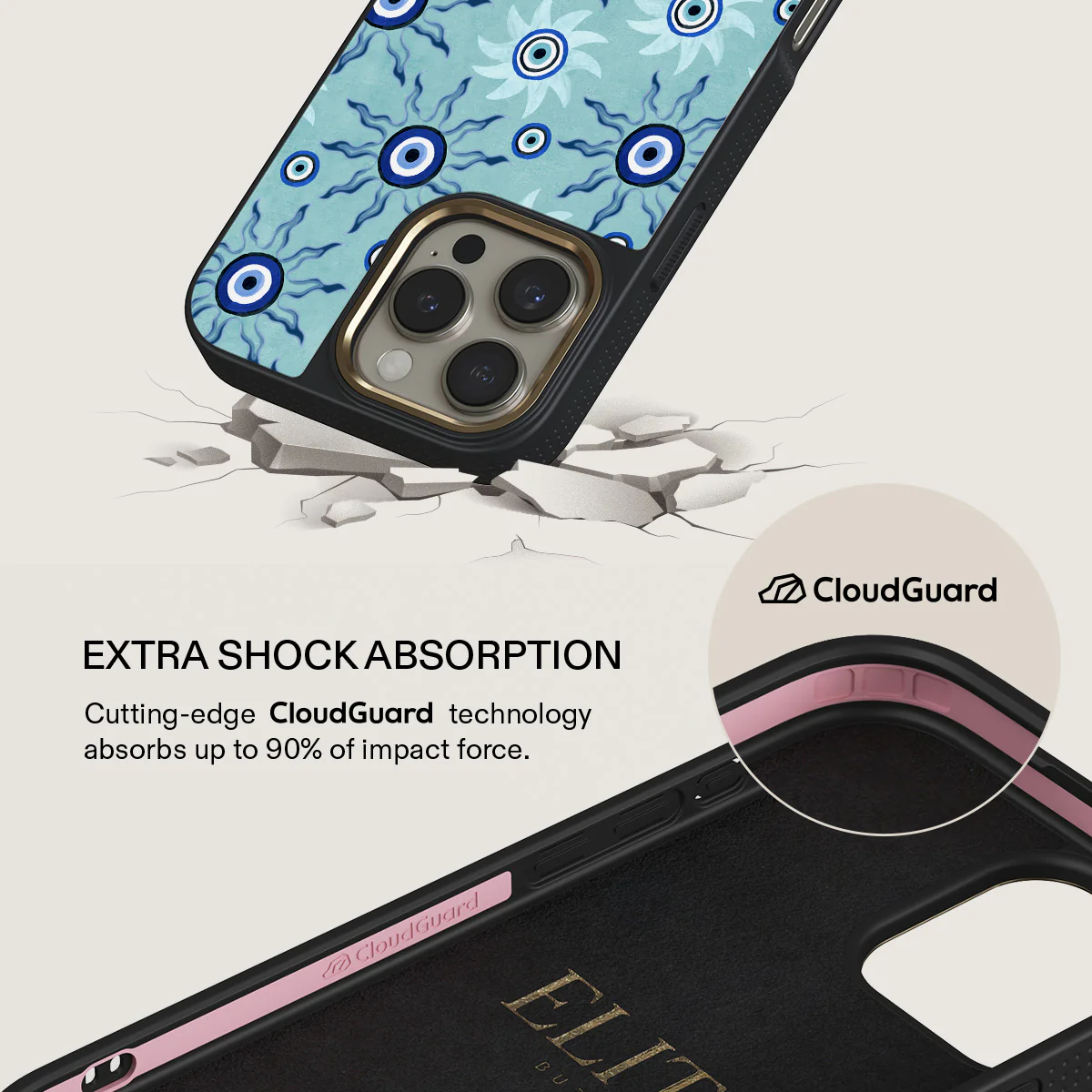 Blue Gaze - iPhone 16 Pro Max Case - Image 8