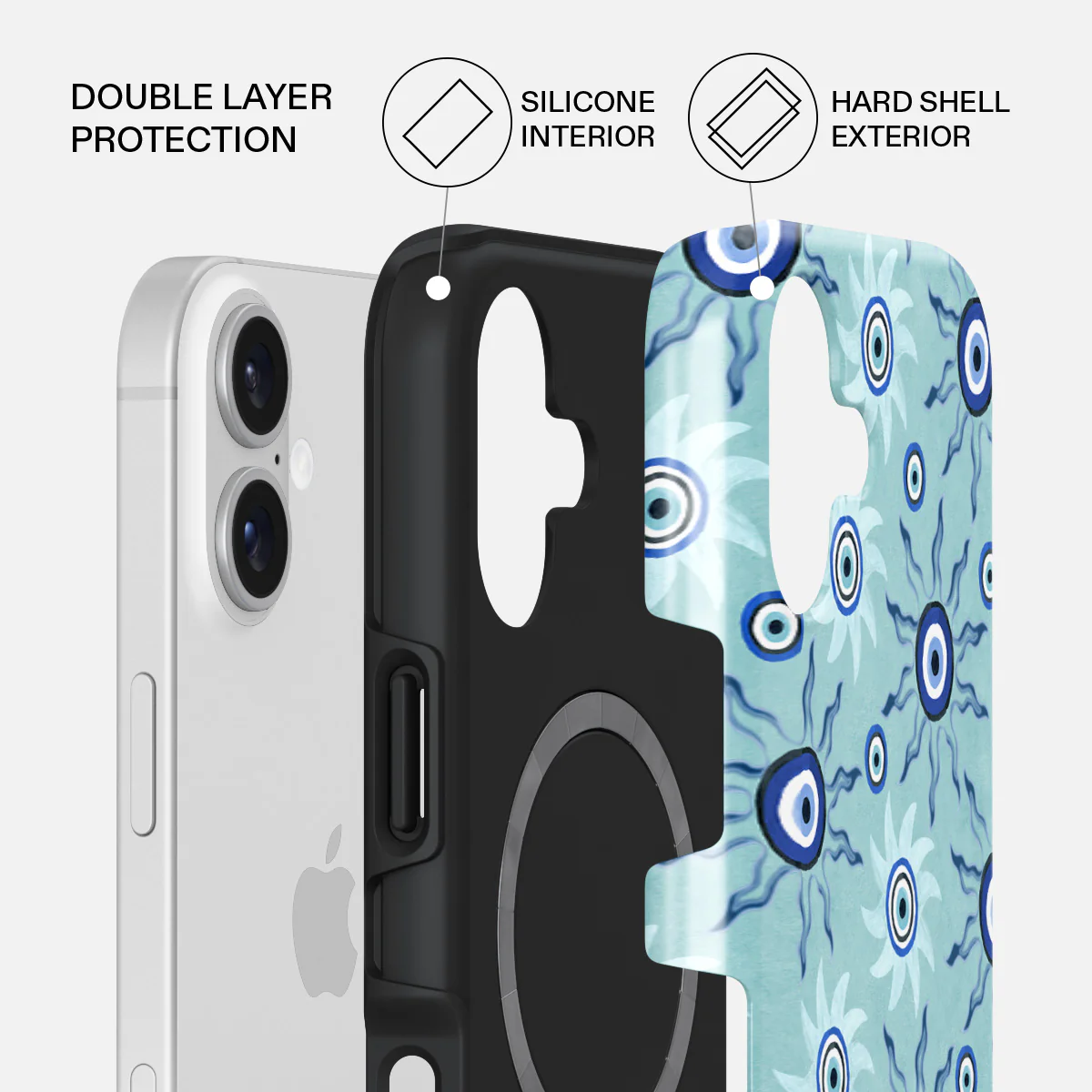 Blue Gaze - iPhone 17 Case - Image 2