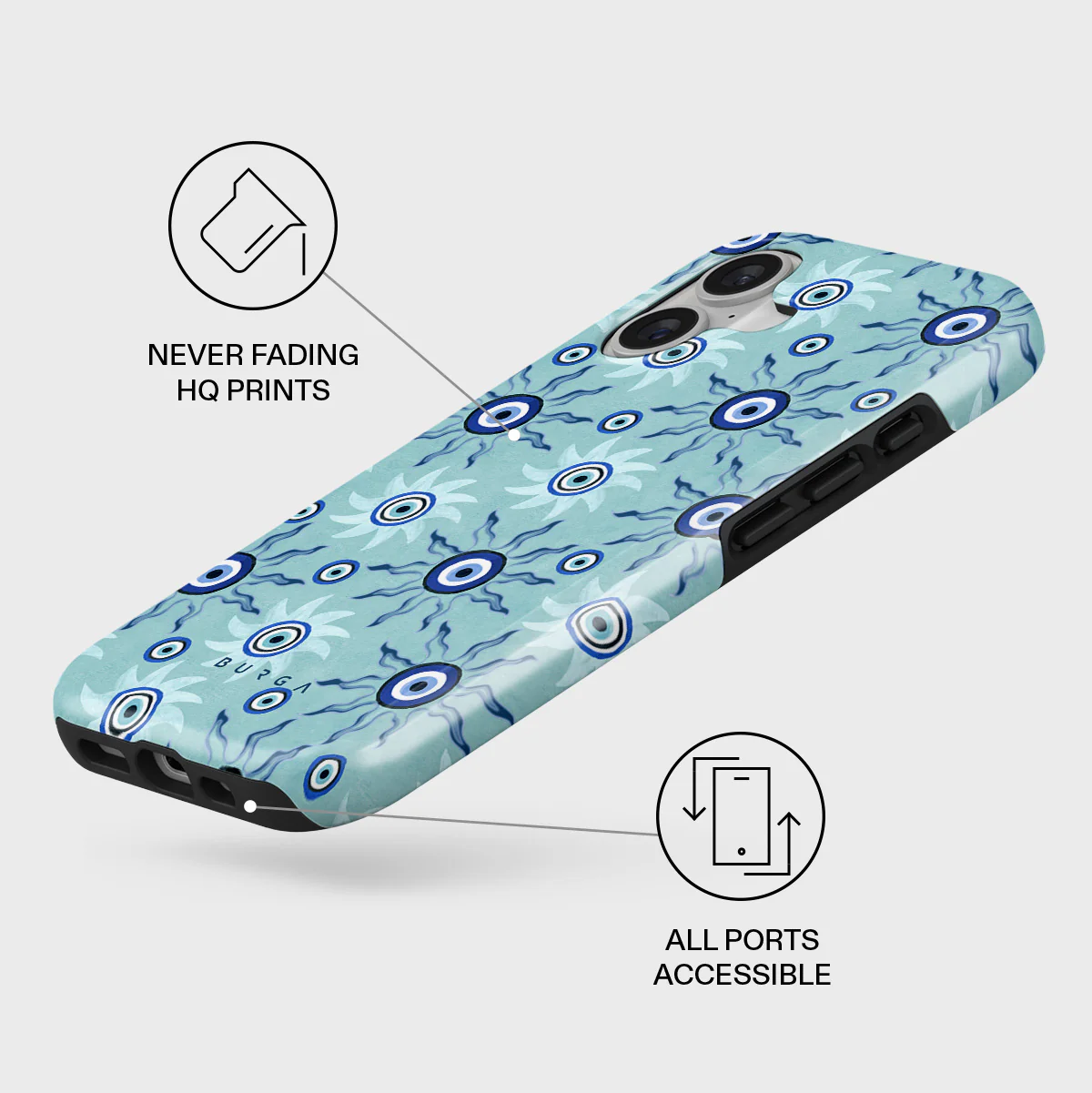 Blue Gaze - iPhone 17 Case - Image 3