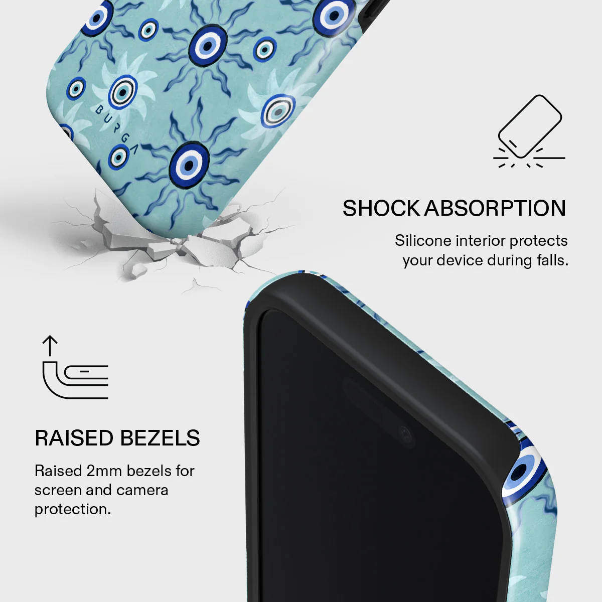Blue Gaze - iPhone 17 Case - Image 4