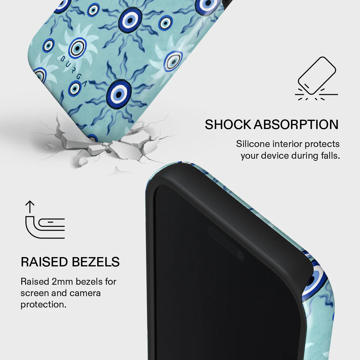 Blue Gaze - iPhone 17 Pro Case - Image 4