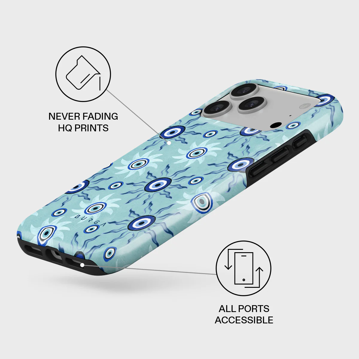 Blue Gaze - iPhone 17 Pro Max Case - Image 3