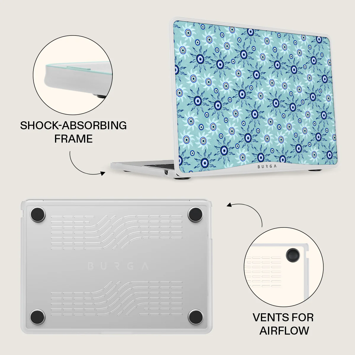 Blue Gaze - Macbook Case - Image 12